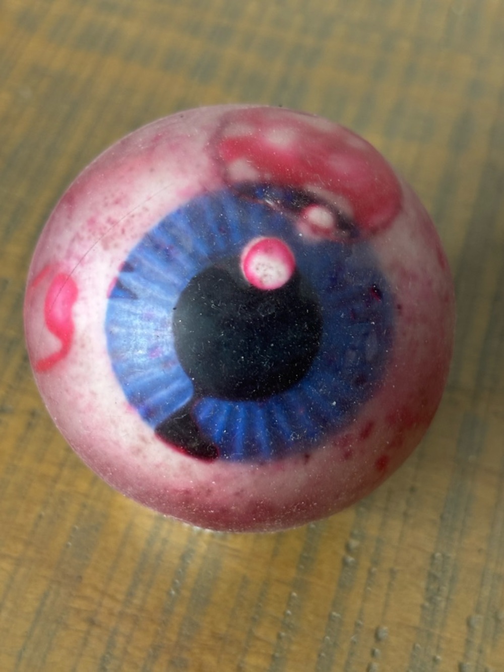 Vintage 90s/Y2K Creepy Eyeball Squeeze Stress Ball - Blood Vein Detail